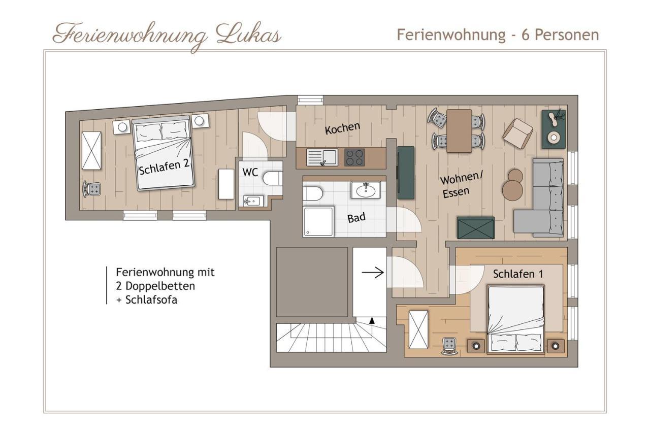 Ferienwohnung Lukas - Lehm Erleben Tangermünde Eksteriør billede